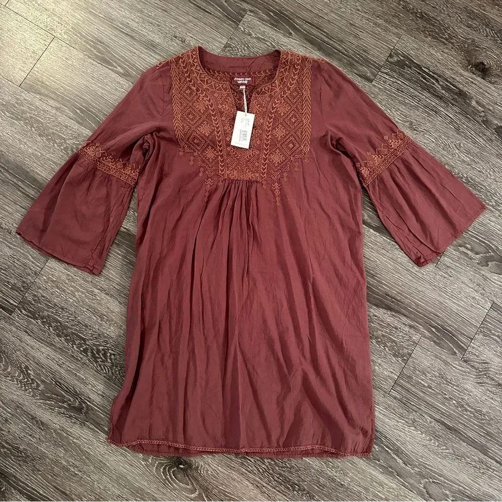 Johnny Was Megan Flare Sleeve Tunic New